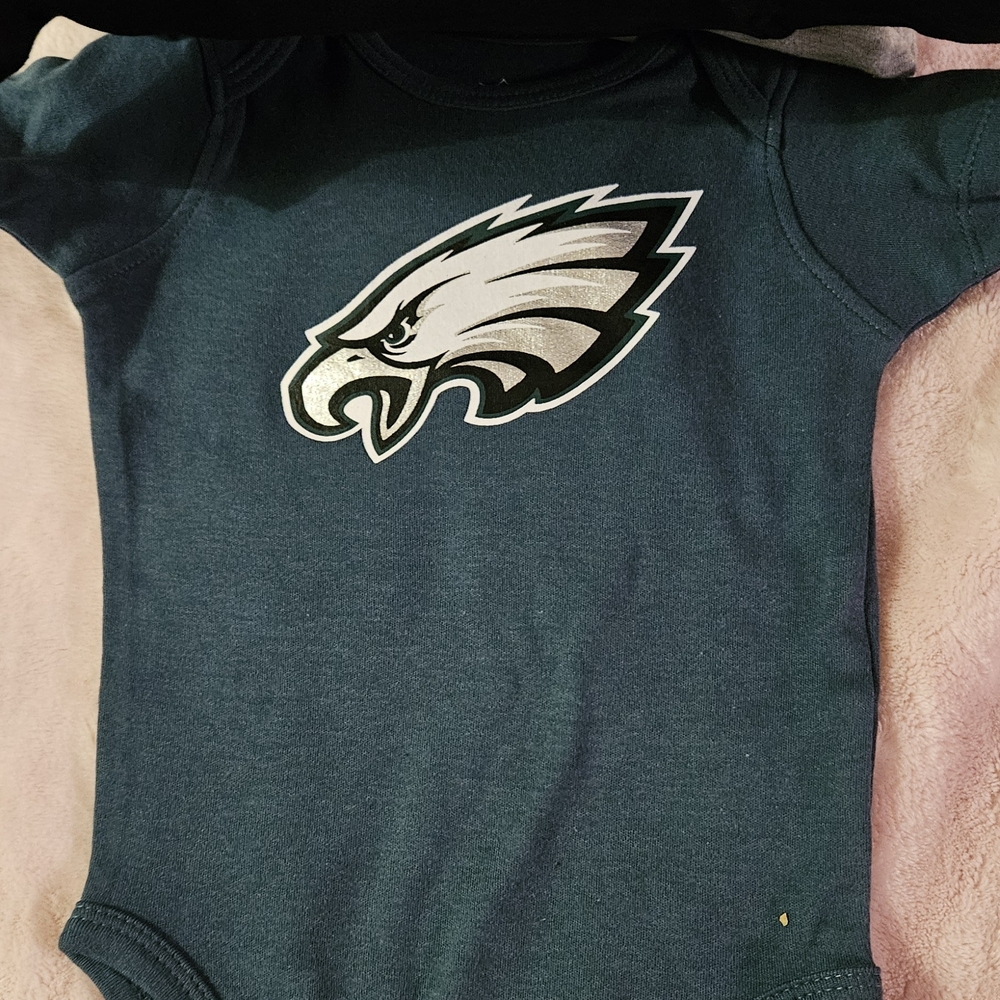 NFL Kids Bodysuit - Dark Green with Eagle Logo